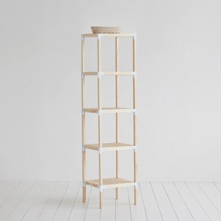 Kệ Để Sách Đầu Giường Gỗ Thông 35x35x135CM TAB, Kệ Đựng Đồ Đa Năng Decor 5 Tầng,Để Đồ Nhà Bếp Tổ Ong