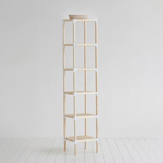 Kệ Để Sách Đầu Giường Gỗ Thông 35x35x165CM TAB, Kệ Đựng Đồ Đa Năng Decor 6 Tầng,Để Đồ Nhà Bếp Tổ Ong