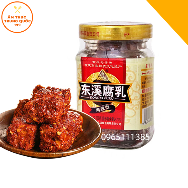 Chao Khô - Đậu Phụ Nhự Tẩm Ớt 210g