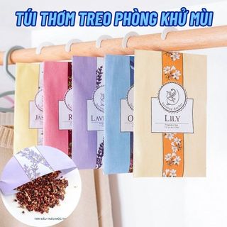 Túi Thơm Phòng Thảo Mộc Treo Tủ Quần Áo, Phòng Khách, Nhà Tắm, Tủ Giày Kèm Móc Treo / Túi Thơm Giấy