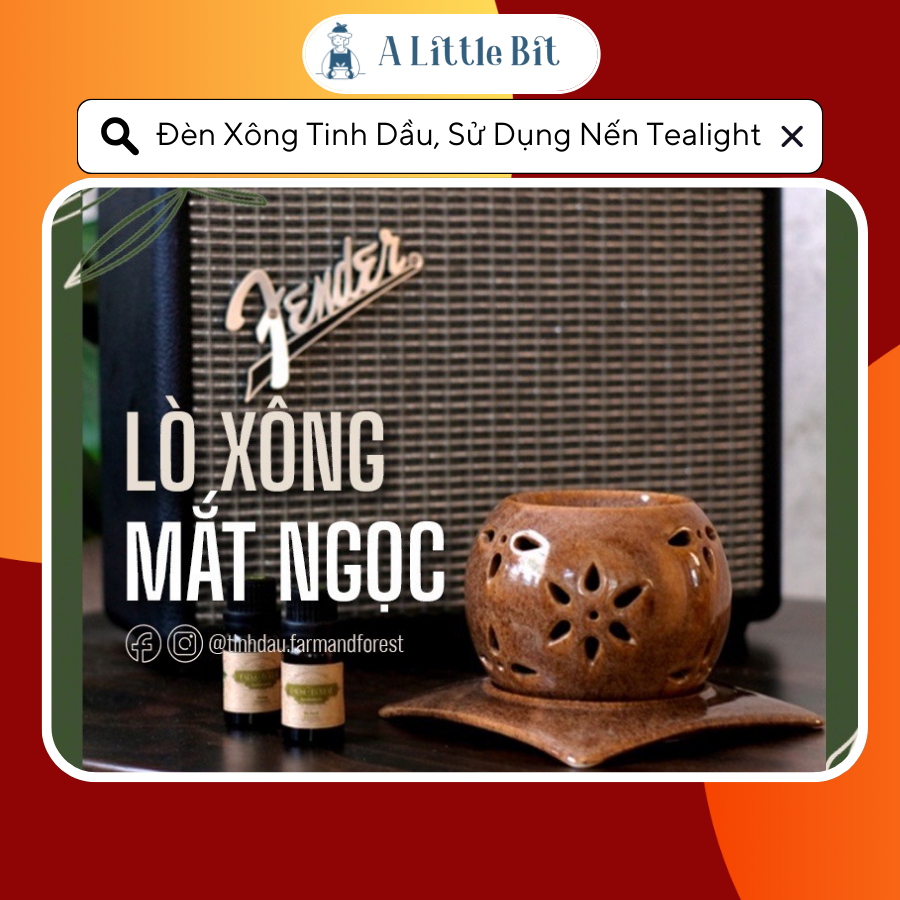 Đèn Xông Tinh Dầu, Sử Dụng Nến Tealight - Farm & Forest
