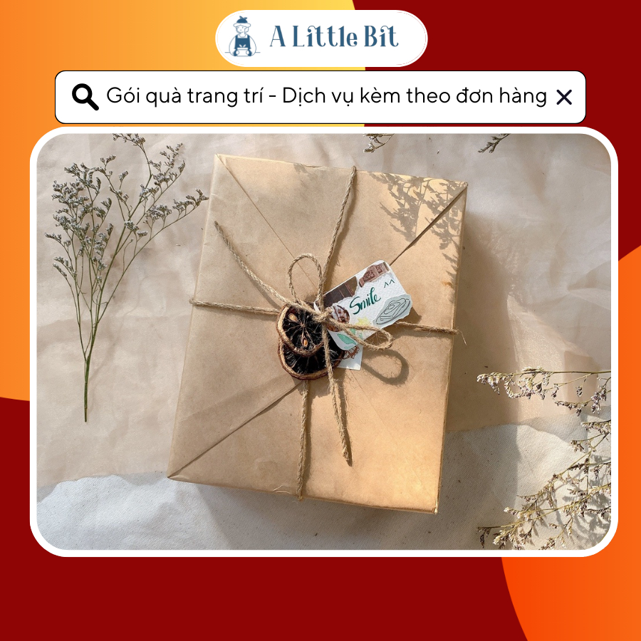 Gói quà trang trí - Dịch vụ kèm theo đơn hàng - A Little Bit