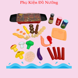 Bộ bếp nướng mini đồ chơi nấu ăn mini cho bé chơi đồ hàng cùng bạn bè