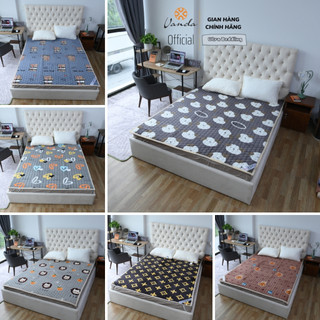 Thảm Trải Giường Trải Sàn YUKI ,Topper mỏng êm ái màu HOT TREND