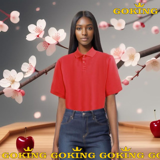 Áo thun polo GOKING cho nữ nam, form unisex, lịch lãm sang trọng. Áo phông trơn cổ bẻ cao cấp, hàng hiệu