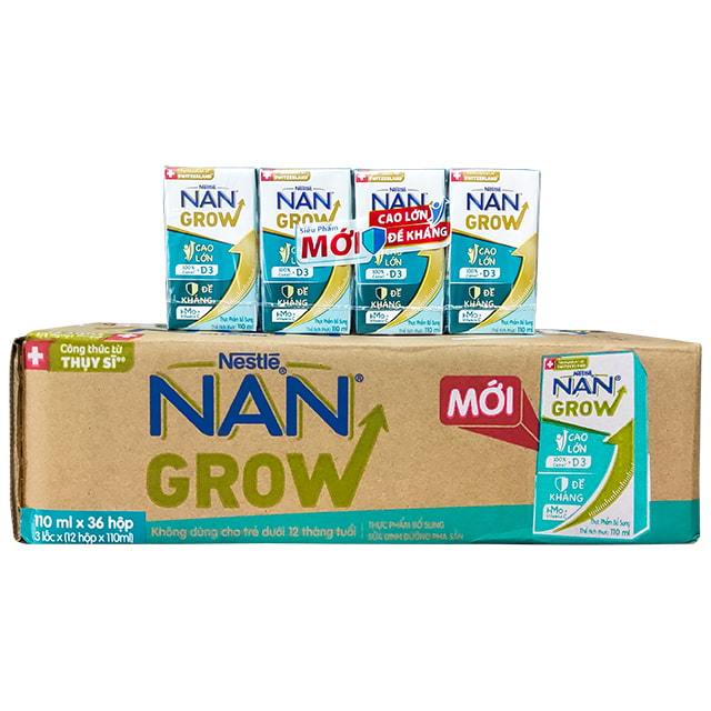 {Hàng chính hãng} Sữa nan pha sẵn 110ml(1 thùng 48 hộp)180ml (1 thùng 24 hộp).