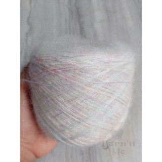 (Siêu phẩm) Len mohair kim tuyến phẩy pastel, cỡ sợi 0.6mm