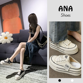Giày sục đế cao nữ kiểu dáng thể thao giày độn đế nữ cao cấp ana-g029