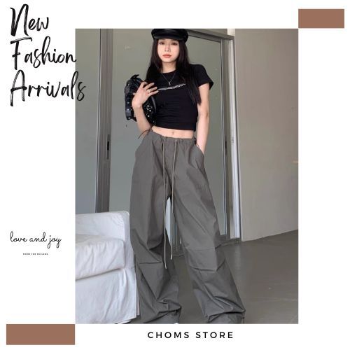 Quần Kaki gió Gấp Gối Phong Cách Hàn Quốc Siêu Cá Tính