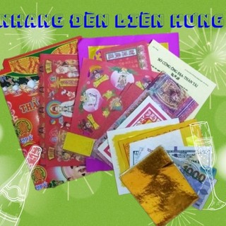 1 bộ giấy cúng Ông Địa-Thần Tài
