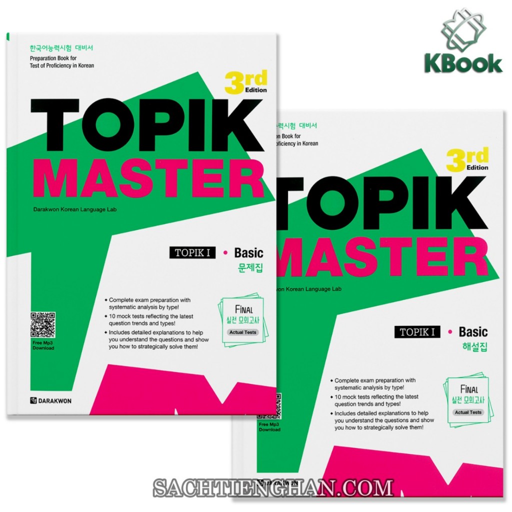 Topik Master I - Bộ 10 đề luyện thi Topik I sơ cấp
