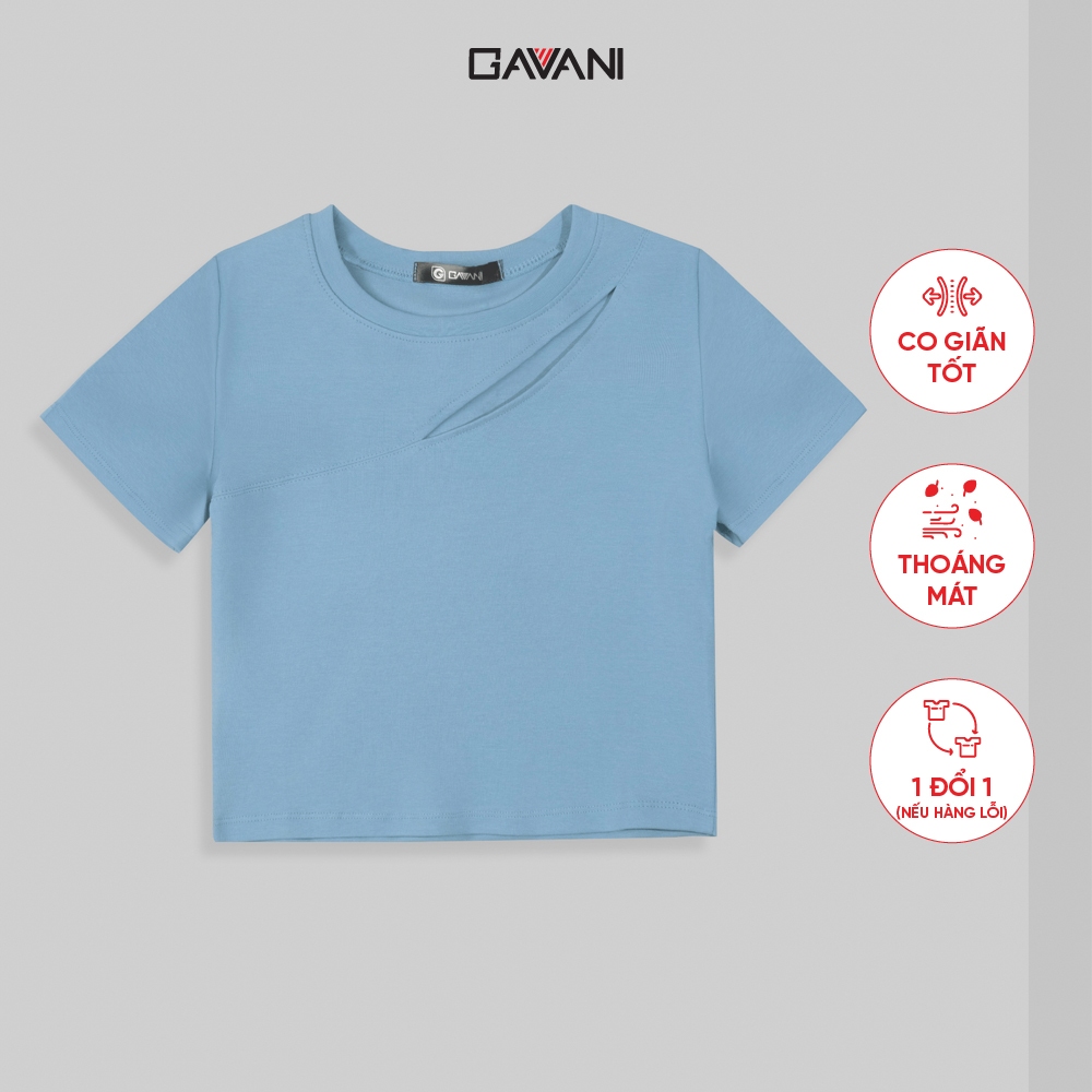 Áo thun crop top nữ Gavani Radiant (đa dạng kiểu form)