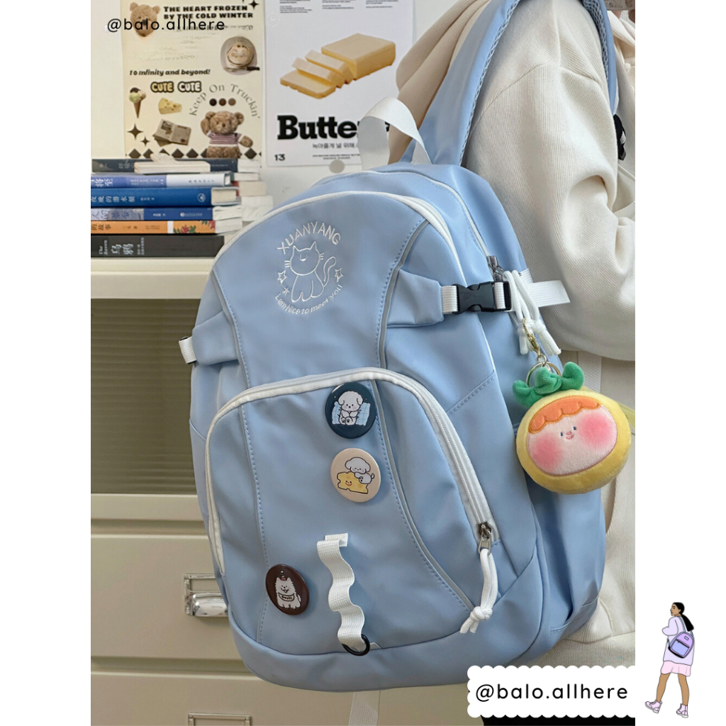 Balo Cặp Sách Đi Học Nam Nữ Ulzzang