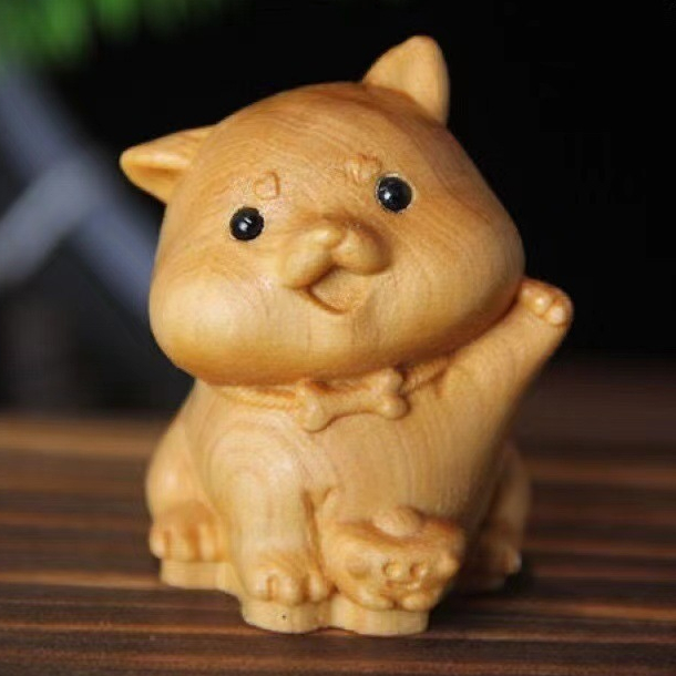 Mô hình tượng 12 con giáp Gỗ đàn Hương RAP Tượng Chibi Linh vật Trang Trí Bàn Làm Việc,nhà cửa,ô tô, Quà Tặng