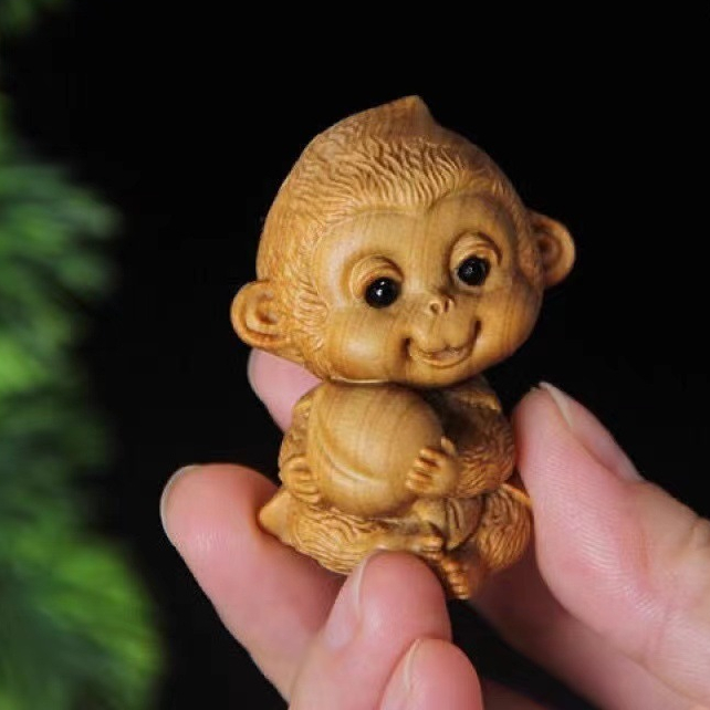 Mô hình tượng 12 con giáp Gỗ đàn Hương RAP Tượng Chibi Linh vật Trang Trí Bàn Làm Việc,nhà cửa,ô tô, Quà Tặng