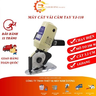Máy cắt vải cầm tay Lejiang YJ-110 cắt được nhiều loại vật liệu với độ dày 35mm