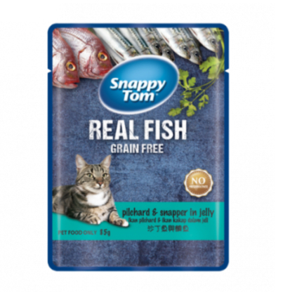 Pate mèo Snappy Tom Gói 85g, Thức ăn ướt cho mèo từ 3 tháng tuổi