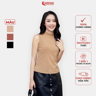 Áo Len Nữ CARDINA Chất Len Gân Sát Nách Cổ Lọ Mềm Mại Giữ Nhiệt Dễ Phối Màu Sắc Nổi Bật Dáng Ôm Vừa Basic 3AFS01