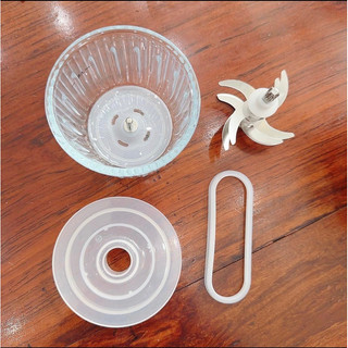 (hàng sẵn)phụ kiện chính hãng máy xay Hattiecs, cối thủy tinh, củ máy, lưỡi dao