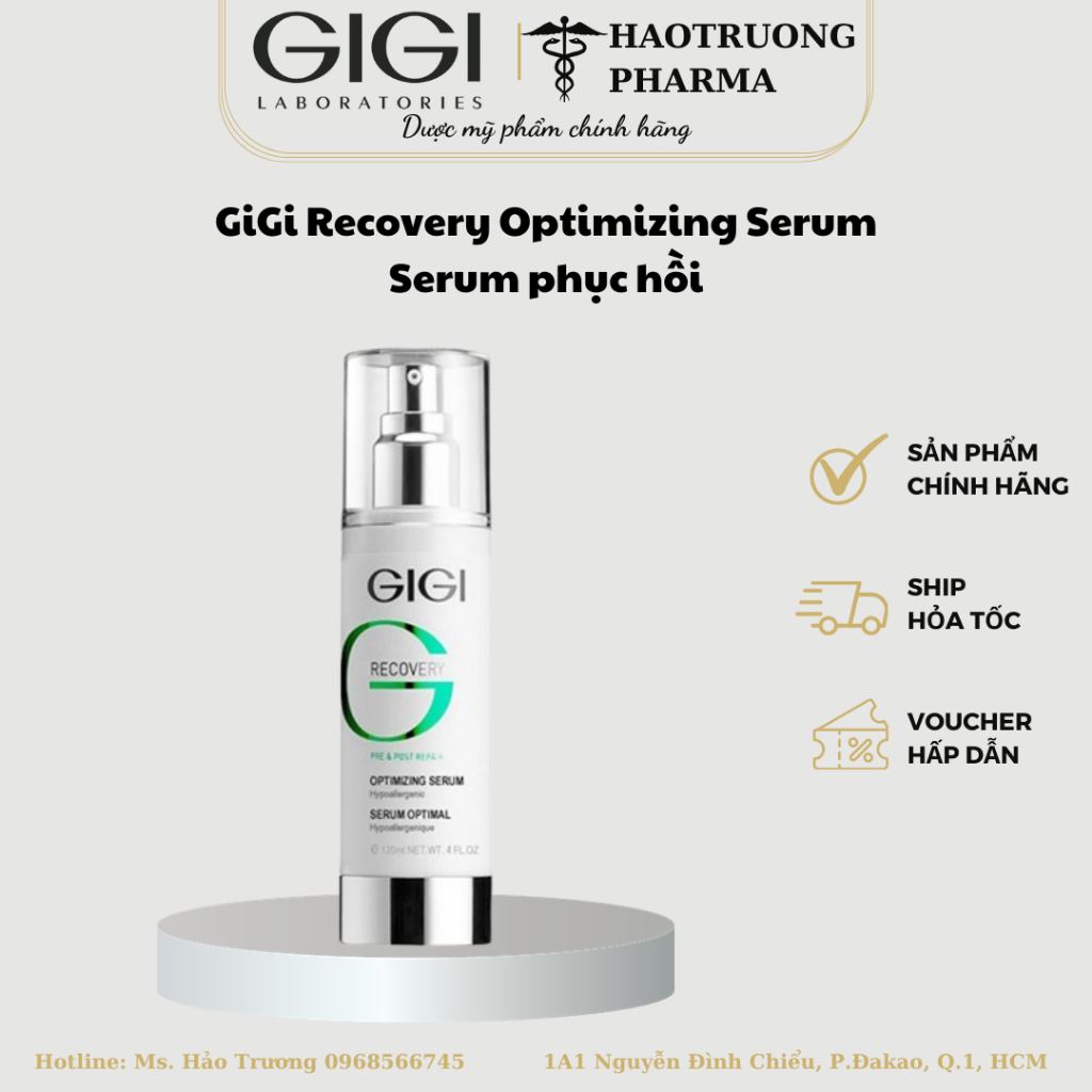 GiGi Recovery Optimizing Serum Professional - Serum phục hồi cho da nhiễm cort, da sau treatment