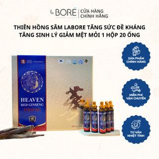 Thiên hồng sâm Labore tăng sức đề kháng,tăng sinh lý giảm mệt mỏi 1 hộp 20 ống