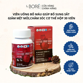 Viên uống bổ máu Labore giúp bổ sung sắt giảm mệt mỏi,chăm sóc cơ thể hộp 30 viên