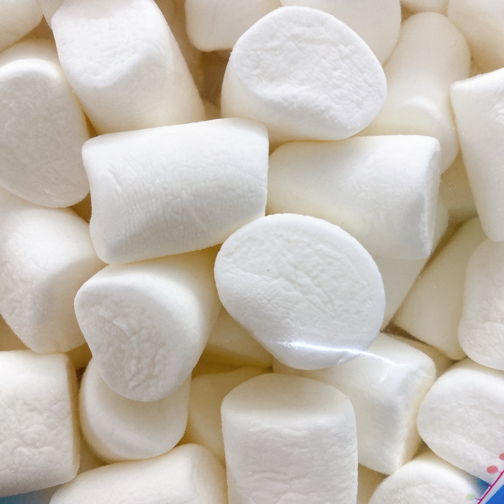 Kẹo Marshmallow trắng GẤU XANH ÍT NGỌT TÚI 250GR & 500GR