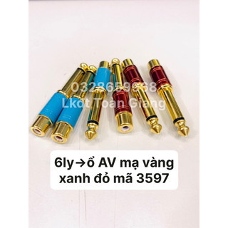Rắc chuyển đổi 6ly ra ổ AV các loại