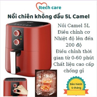 Nồi chiên không dầu 💖𝑭𝑹𝑬𝑬𝑺𝑯𝑰𝑷💖 Nồi chiên không dầu Camel 5 Lít [BẢO HÀNH 12 THÁNG ]
