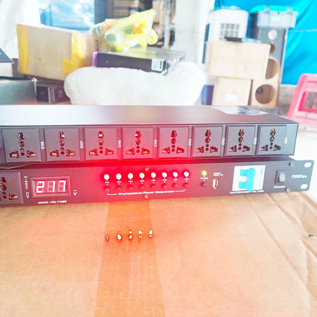 Quản lý nguồn FX 8 FX8 PLUS - DBX 55 plus chia nguồn dbx 55plus