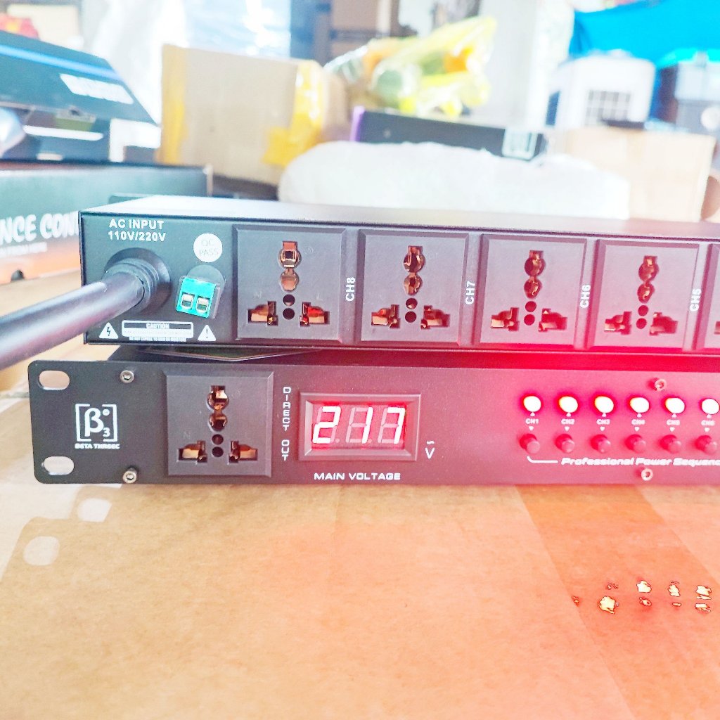 Quản lý nguồn FX 8 FX8 PLUS - DBX 55 plus chia nguồn dbx 55plus