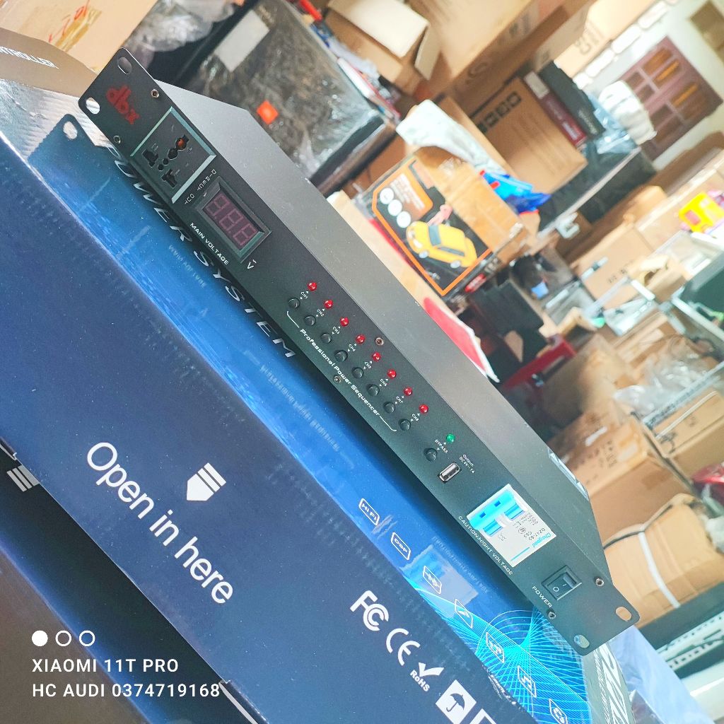 Quản lý nguồn FX 8 FX8 PLUS - DBX 55 plus chia nguồn dbx 55plus