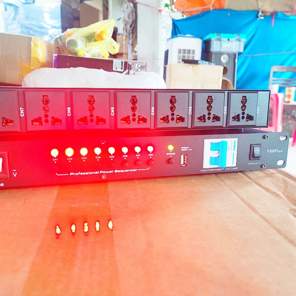 Quản lý nguồn FX 8 FX8 PLUS - DBX 55 plus chia nguồn dbx 55plus