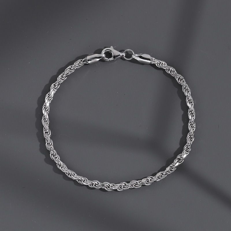 Vòng tay nam nữ thép titan không gỉ Merin Accessories màu bạc điều chỉnh size basic dễ phối đồ- Tổng Hợp Vòng tay titan