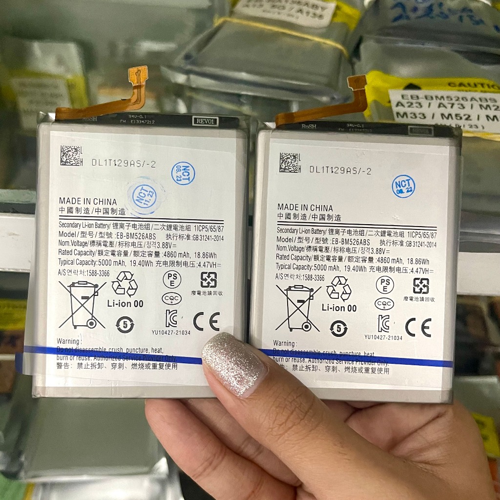 PIN SAMSUNG  A23 / A23 ( 5G ) / A73 ( 5G ) / F23 ( 5G ) / M23 / M33 / M52 ( 5G ) / M53 ( 5G ) ( 5000