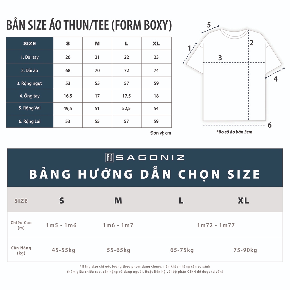 ÁO THUN TRƠN SAGONIZ, BOXY TEE SAGONIZ, áo thun unisex chất liệu cotton co giãn 2 chiều thấm hút mồ hôi nhanh, trẻ tru