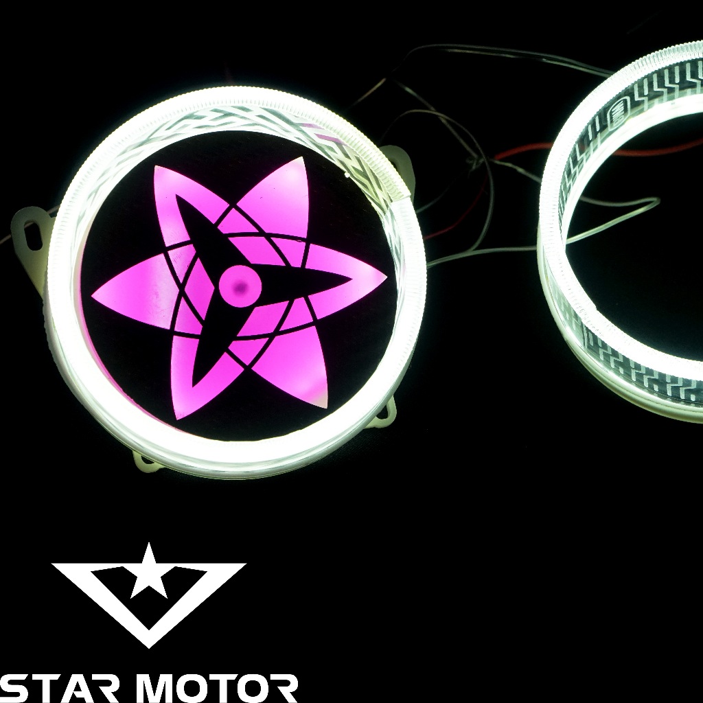 Vòng 3D kèm mặt Sharingan trang trí Demi dành cho SH, AB, Exciter, Vario