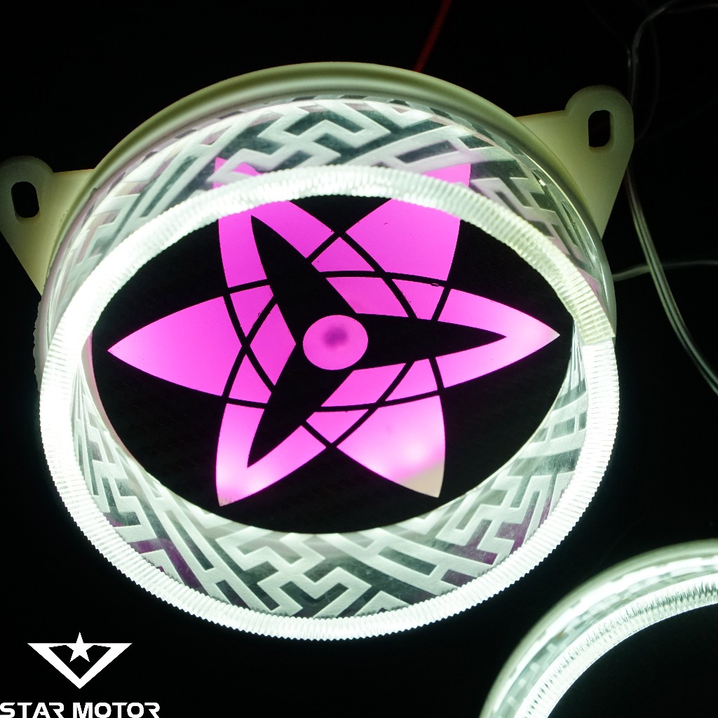 Vòng 3D kèm mặt Sharingan trang trí Demi dành cho SH, AB, Exciter, Vario