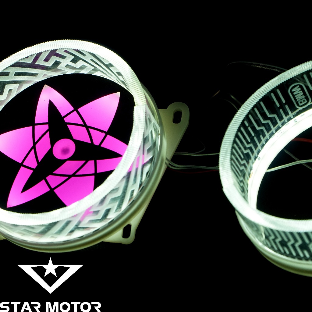 Vòng 3D kèm mặt Sharingan trang trí Demi dành cho SH, AB, Exciter, Vario