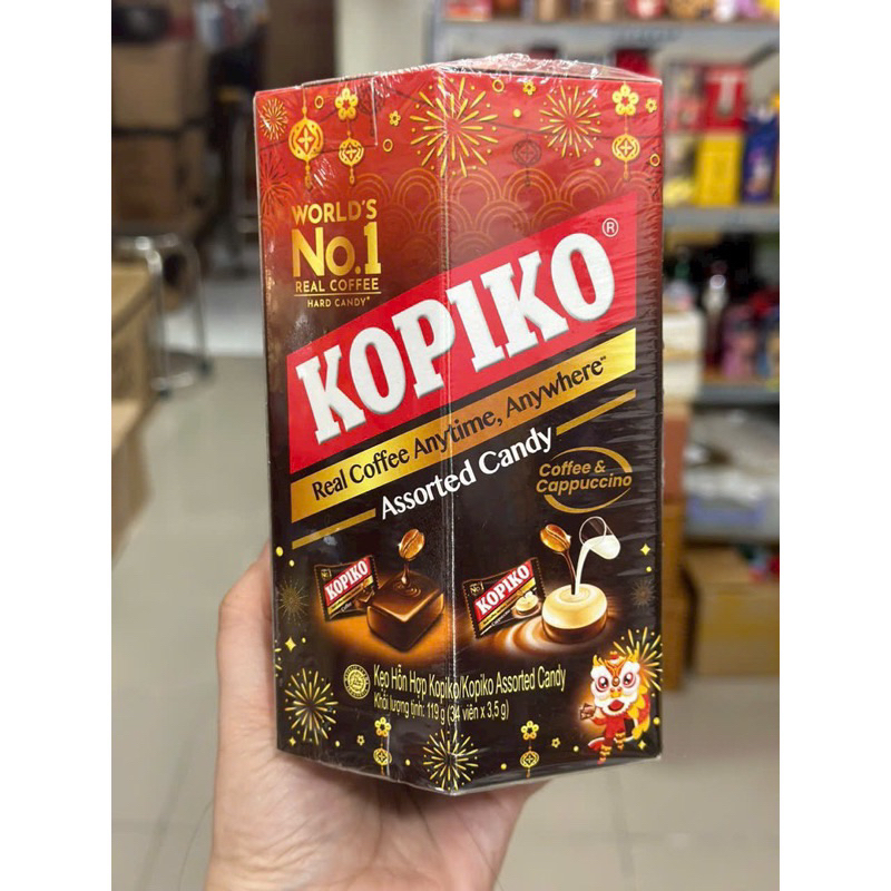 Kẹo cafe hộp giấy Kopiko 119g