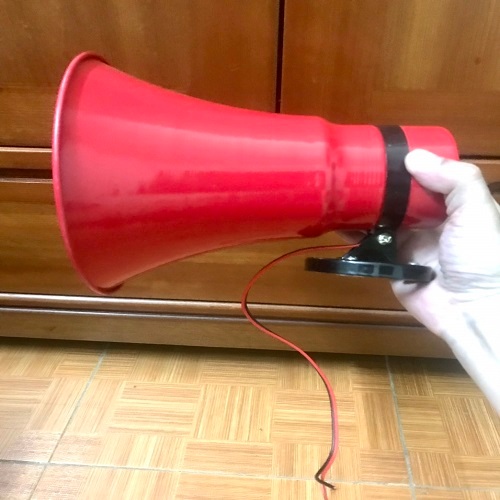 LOA PHÓNG THANH BÁT NHÔM 30W CHUYÊN BẪY CHIM ĐÊM LOẠI TỐT - LOA BÁN HÀNG RONG