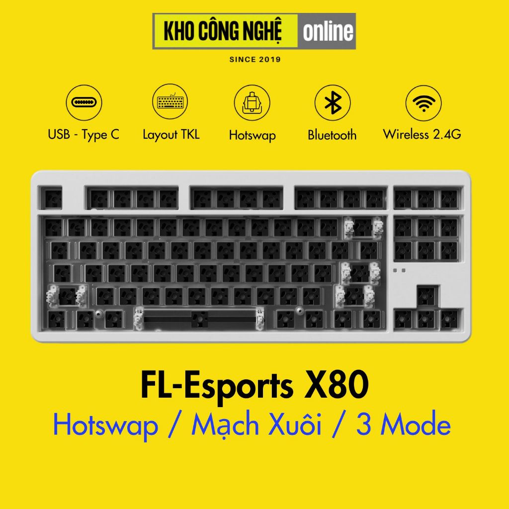 X80 - KIT Bàn Phím FL-Esports X80  - Hàng Chính Hãng
