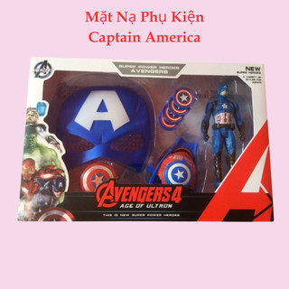 Đồ Chơi Mặt Nạ Captain Và Bộ Phụ Kiện Cho Bé Thích Nhập Vai Siêu Anh Hùng Vui Chơi Cùng Bạn Bè