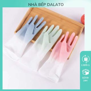 Bao Tay Rửa Chén, Găng Tay Rửa Bát, Găng Tay Cao Su Nấu Ăn Đồ Nhà Bếp Dalato