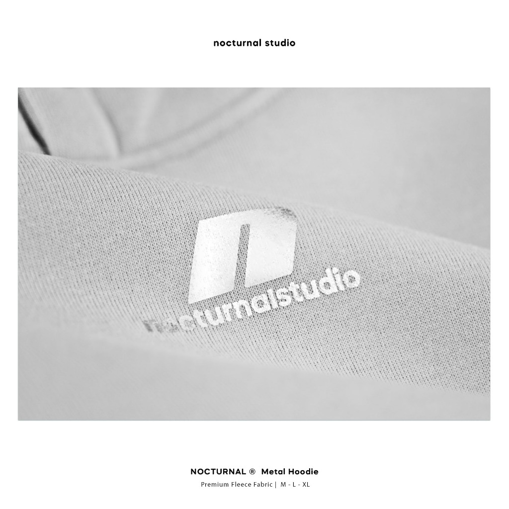 Áo Hoodie Metal NOCTURNAL Nỉ Bông Unisex Local Brand