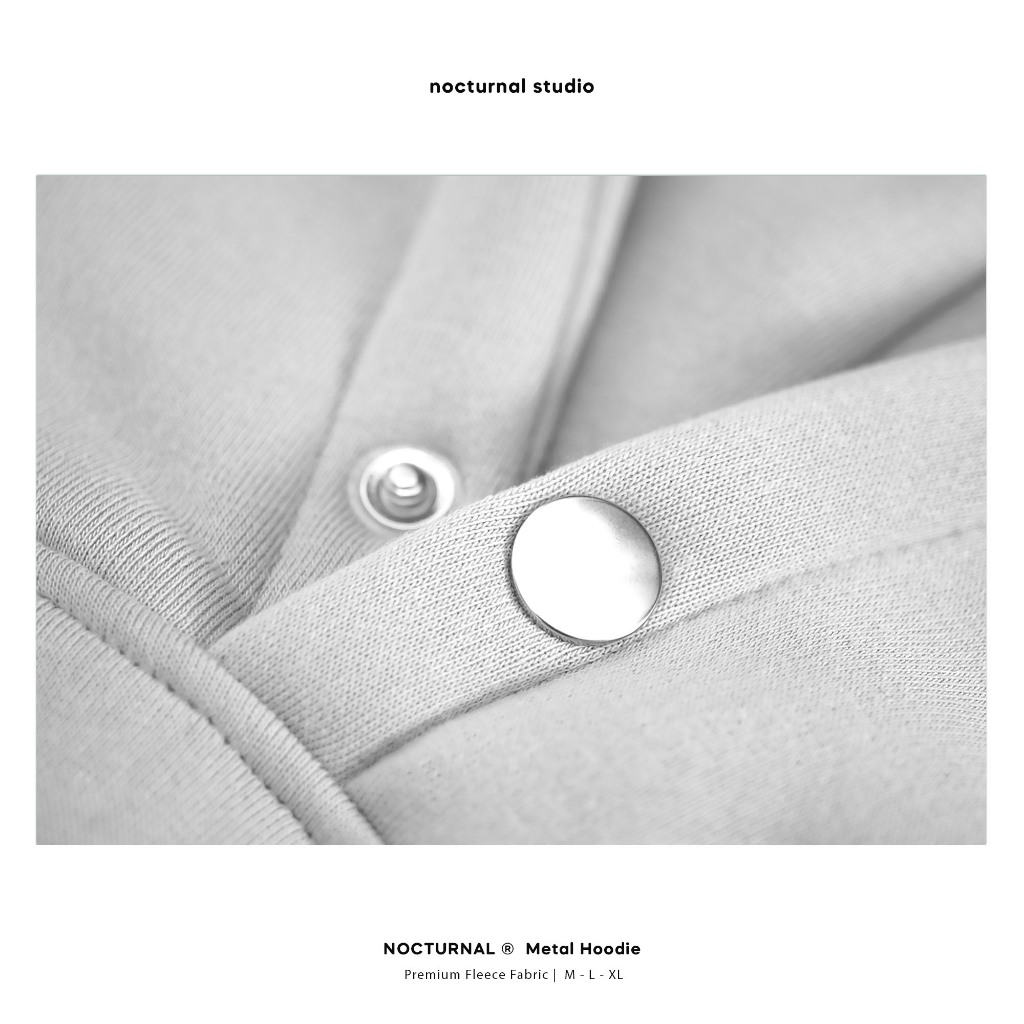 Áo Hoodie Metal NOCTURNAL Nỉ Bông Unisex Local Brand