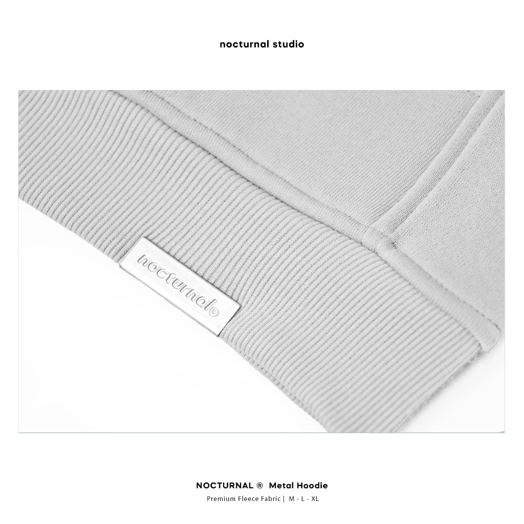Áo Hoodie Metal NOCTURNAL Nỉ Bông Unisex Local Brand