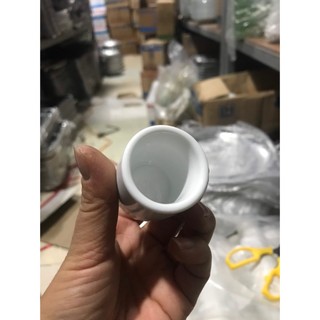 chén sứ trắng hạt mít nhỏ không quai