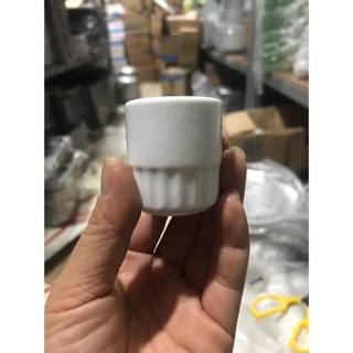 chén sứ trắng hạt mít nhỏ không quai