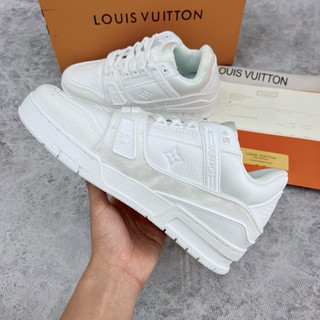 Giày Thể Thao LV Full Trắng (Full Box + Phụ Kiện + Kèm Tất)